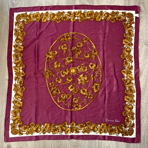 Dior Accessories - Christian Dior Silk Scarf